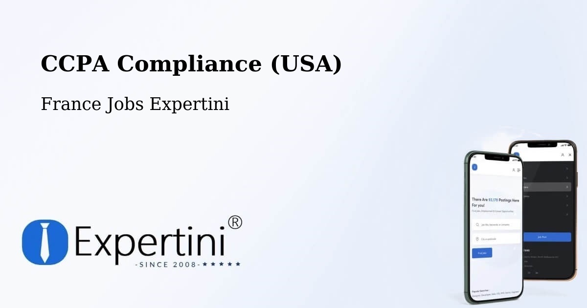 CCPA Privacy Rights & Compliance Notice – Plessé - France Jobs Expertini